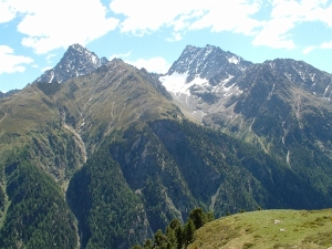 Uitzicht op de Madatschkopf 